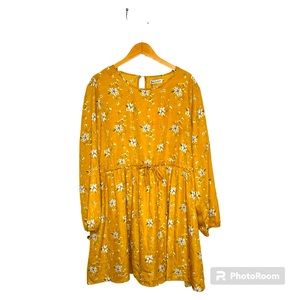 Unique 21 Mustard Long Sleeve Dress